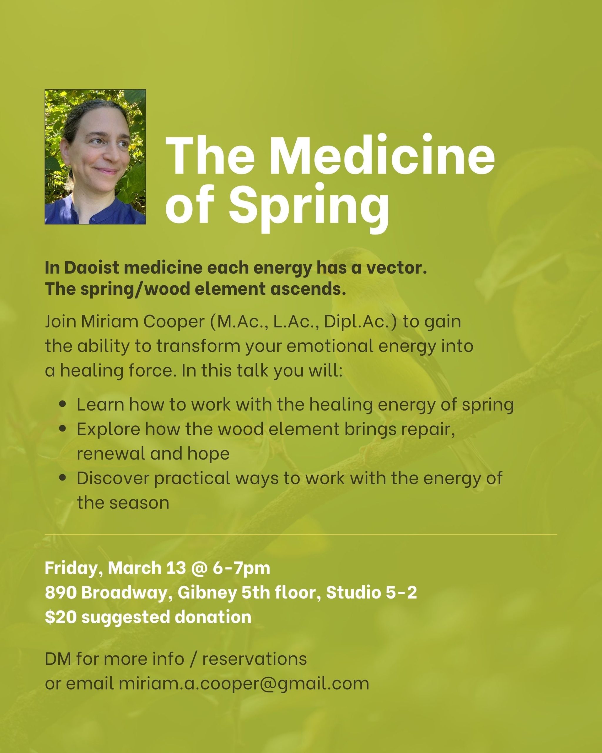 The Medicine of Spring